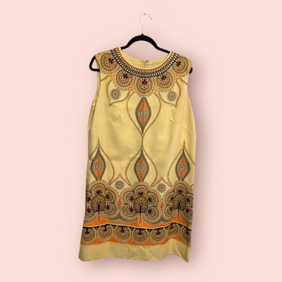 Vintage Alfred Shaheen Shift Dress - Picture 1 of 8